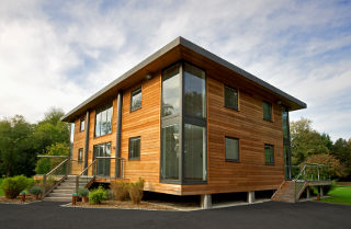 energy efficient windows in an eco-house